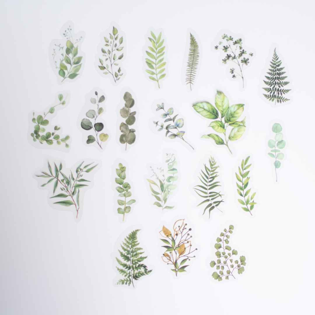 Stickers transparentes scrapbook