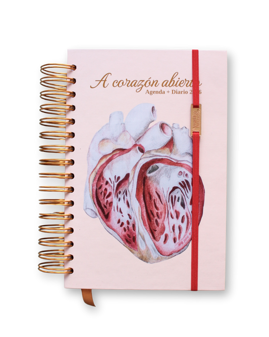 AGENDA + DIARIO 2026 A CORAZÓN ABIERTO MAMIKA ESTUDIO