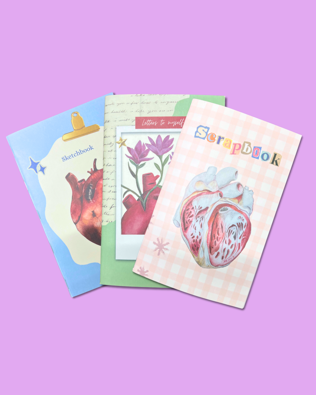 Paquete tres librillos diferentes hojas